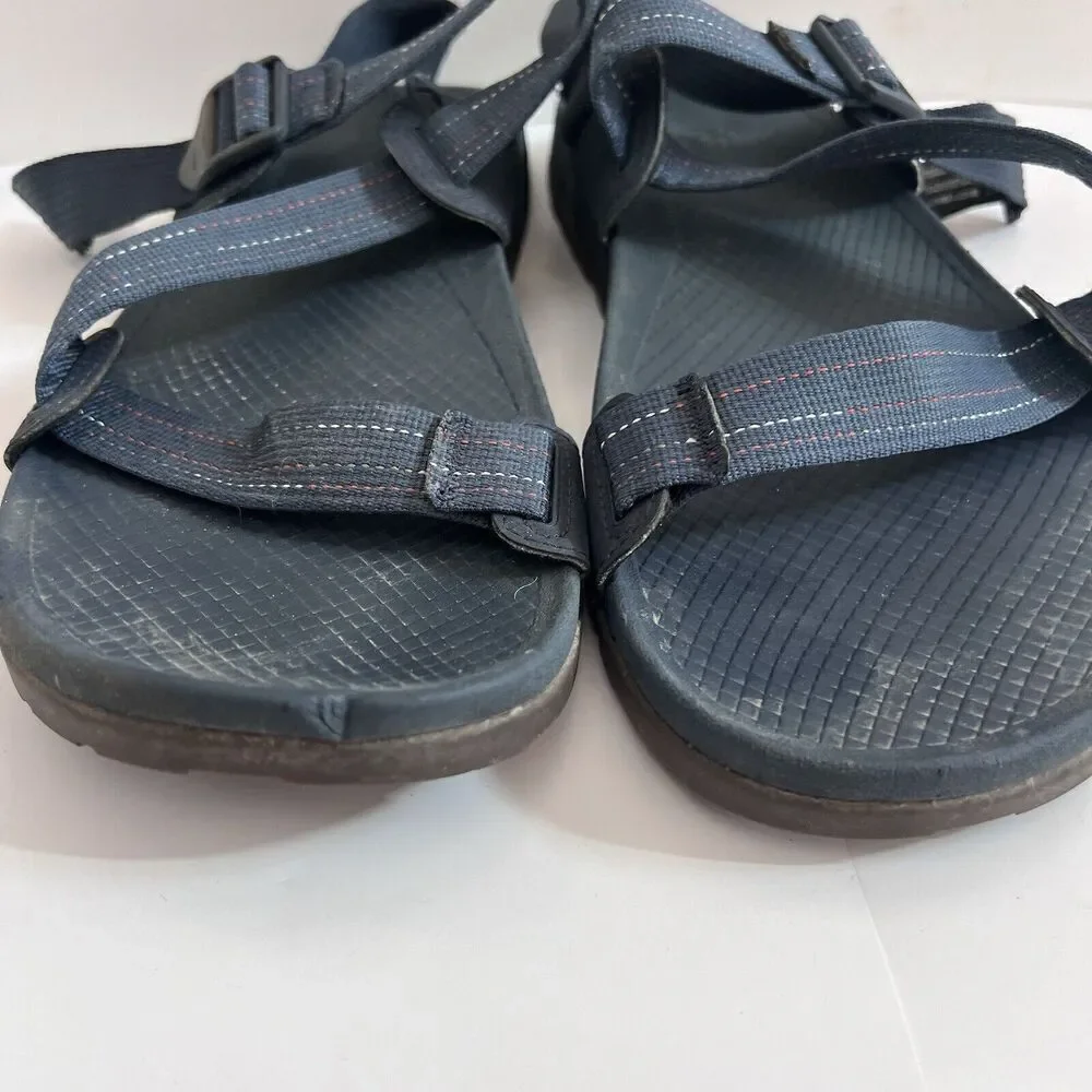 Chaco Men's Lowdown Sandal Navy 11M Water Outdoor Lock Buckle Arch Support